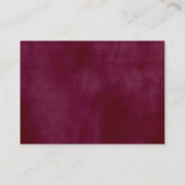 Rustic Bloom | Wedding Hotel Accommodatie Kaarten (Achterkant)