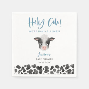 Rustic Blue Baby shower  Servet