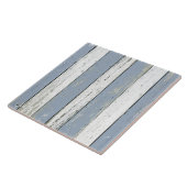 Rustic Blue Driftwood Tegeltje (Zijkant)