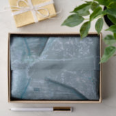 Rustic Blue Grey Distress Texture  Barn Tissuepapier (Geschenk)