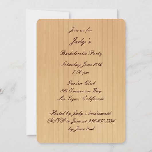Rustic Blue Mason Jars Bachelorette Invitation de  (Dos)