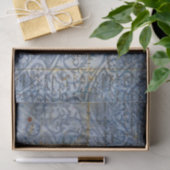 Rustic Blue Texture Decoupage Tissue Paper Tissuepapier (Geschenk)