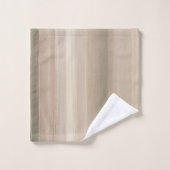 Rustic Blush Pink Gray Mauve Abstract Stripe Bad Handdoek (Wasdoekje)