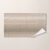 Rustic Blush Pink Gray Mauve Abstract Stripe Bad Handdoek (Handdoek)