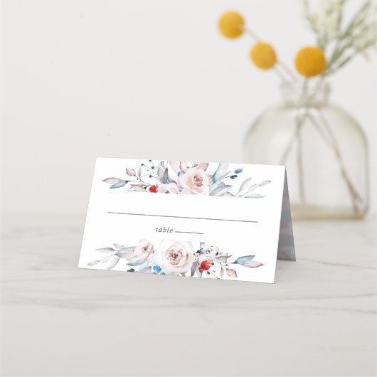 Rustic Blush Pink Waterverf Floral Square Weddensc (Voorkant)