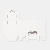 Rustic Boerderij Tractor Teddy Bear Baby shower Bedankdoosjes (Uitgevouwen)