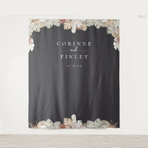 Rustic Bohemian Oasis Lijst Foto achtergrond Wandkleed