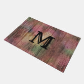 Rustic Boho Autumn Cranberry Sage Colors Deurmat (Schuin)