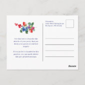 Rustic Boho Berry Sweet Summer 50th Invitation (Dos)