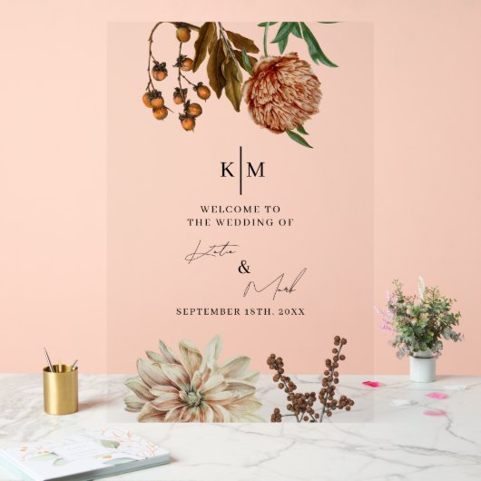 Rustic Boho Bienvenue À Notre Décal Mariage (Mariage)