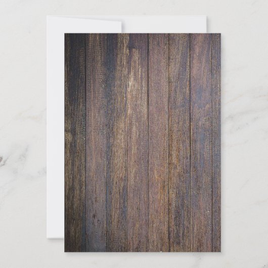 Rustic Boho Bourgogne Rehearsal Dîner Invitation (Dos)