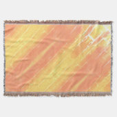 Rustic Boho Casual Summer Yellow Peach Pattern Fle Deken (Voorkant)