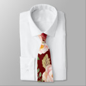 Rustic Boho Colorful Floral Wedding Stropdas (Gebonden)