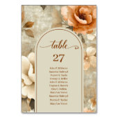 Rustic Boho Earthy Rusty Ivory Sage Floral Wedding Kaart (Voorkant)