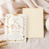 Rustic Boho Goose Baby shower Uitnodiging