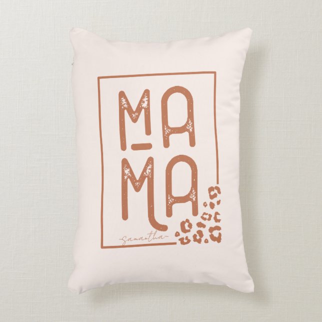 Rustic Boho Mama Accent Kussen (Voorkant(Verticaal))