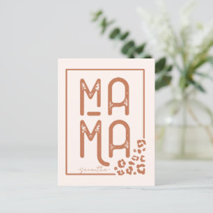 Rustic Boho Mama Briefkaart