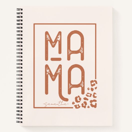 Rustic Boho Mama Notitieboek (Voorkant)