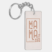 Rustic Boho Mama Sleutelhanger (Voorkant Links)