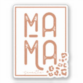 Rustic Boho Mama Sticker (Voorkant)
