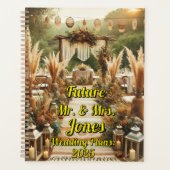 Rustic Boho Mariage - Mr & Mrs Personnalisable (Devant)