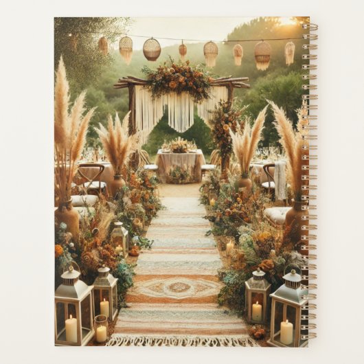 Rustic Boho Mariage - Mr & Mrs Personnalisable (Dos)