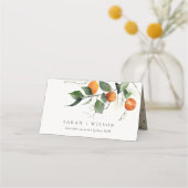 Rustic Boho Oranje Blossom Botanical Wedding (Voorkant)