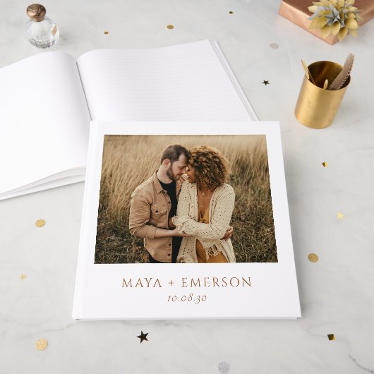 Rustic Boho Photo wedding  Gastenboek (Voorkant open)