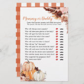 Rustic Boho Pumpkin Mama of Dad Games (Voorkant / Achterkant)