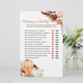 Rustic Boho Pumpkin Mama of Dad Games (Staand voorkant)