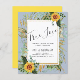 Rustic BOHO Sunflower Greenery Wedding