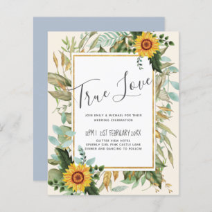 Rustic BOHO Sunflower Greenery Wedding