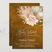 Rustic Boho Waterverf Pampass Grass Kaart (Voorkant / Achterkant)