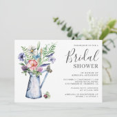 Rustic Boho Wildflower Vrijgezellenfeest Kaart (Staand voorkant)