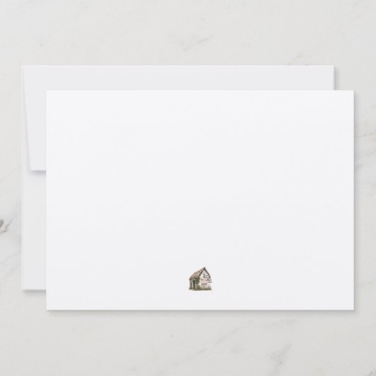 Rustic Boho Wildflowers 3-fotoscript Save The Date (Achterkant)