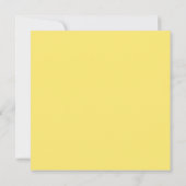 Rustic Boho Yellow Daffodil 80th Birthday Kaart (Achterkant)