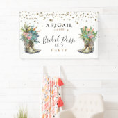 Rustic Boots Cactus Bachelorette Banner (Insitu)