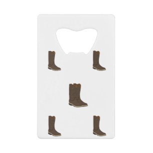 Rustic Boots Kredietkaart Flessenopener