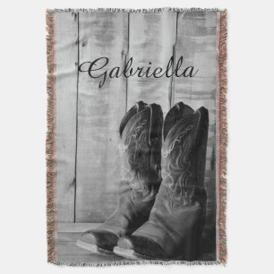 Rustic Boots Land Western Deken