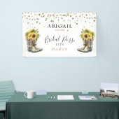Rustic Boots Sunflower Bachelorette Banner (Beurs)