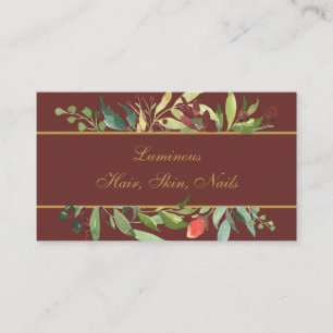 Rustic Border Framed Floral Visitekaartje