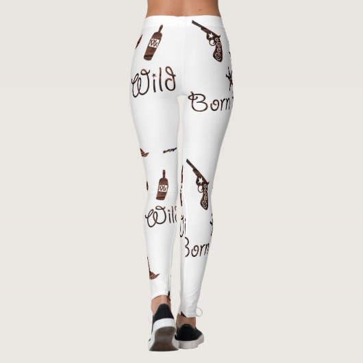 Rustic Born to be Wild Cowboy Leggings (Achterkant)