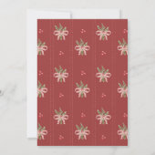 Rustic Botanical Christmas Party Invitation (Dos)