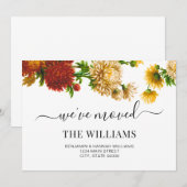 Rustic Botanical We hebben een nieuwe thuisbewegin Aankondiging (Voorkant / Achterkant)