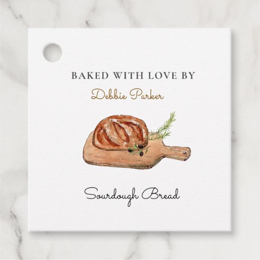 Rustic Breads bakkers Bedankjes Labels (Voorkant)