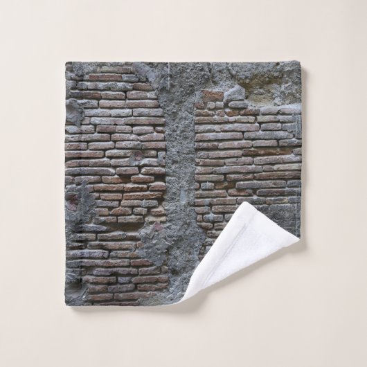 Rustic Brick Stone Wall Napoli 1 (Gant de toilette)