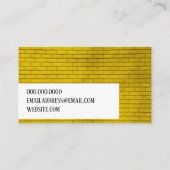 Rustic Brick Visitekaartje (Achterkant)