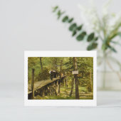 Rustic Bridge Eastman Springs Benton Harbor Mi Briefkaart (Staand voorkant)
