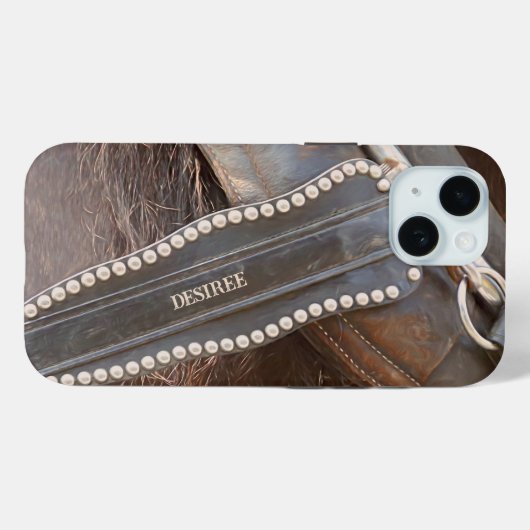 Rustic Brown Country Western Horse Case-Mate iPhone Case (Achterkant (horizontaal))