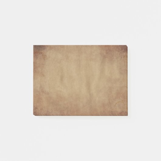 Rustic Brown Design Post-It Notes (Voorkant)